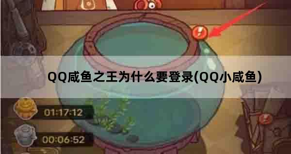 QQ咸鱼之王为什么要登录(QQ小咸鱼)