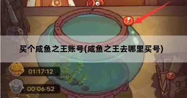 买个咸鱼之王账号(咸鱼之王去哪里买号)