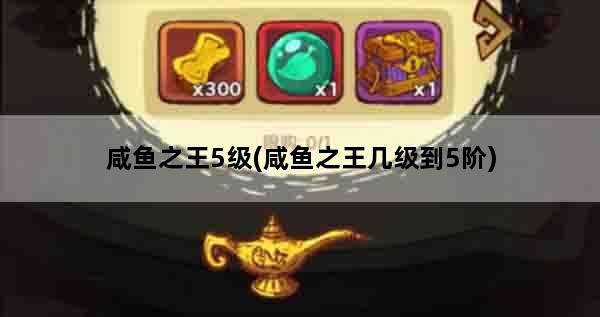咸鱼之王5级(咸鱼之王几级到5阶)