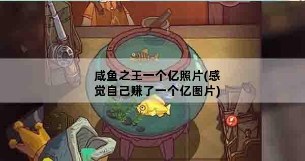 咸鱼之王一个亿照片(感觉自己赚了一个亿图片)